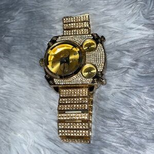 Vintage Gold and Diamond-Accented Watch